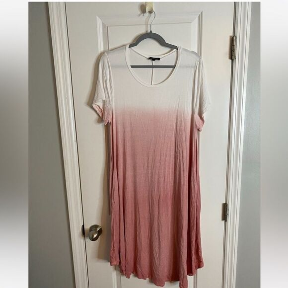 Lane Bryant Ombre T-Shirt Dress - Picture 3 of 4